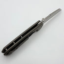 Attn 2 Detail Mercantile Delta Antique Bronze Ti Tech Screen Inlaid Titanium Handles & 3.5" Stonewash Sheepsfoot MagnaCut