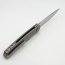 Holt Bladeworks Outlaw w/ Titanium Brain Coral Burnished Handles & Bohler M390, Near Mirror 183