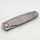 Holt Bladeworks Outlaw w/ Titanium Brain Coral Burnished Handles & Bohler M390, Near Mirror 183