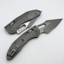Microtech Marfione Select Manual Stitch RAM L Titanium Handles & Part Serrated Apocalyptic M390MK 169RL-11APMS1