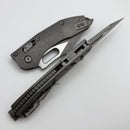 Microtech Marfione Select Manual Stitch RAM L Titanium Handles & Part Serrated Apocalyptic M390MK 169RL-11APMS1