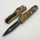 Microtech Cypher II Tan D/E Pixel Camo 1242-1TAPX