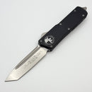 Microtech Scarab Executive w/ Black Handle & T/E Stonewash Elmax 177-10 (Consignment)