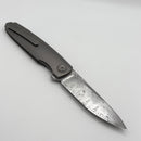 Holt Bladeworks Outlaw w/ Titanium Quill Mammoth Tusk Inlaid Handles & Damasteel Grosserosen 197