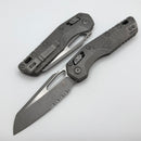 Microtech Marfione Select MSI RAM LOK Frag Titanium Handles & Part Serrated Apocalyptic M390MK 210-11APFRMS1