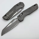 Microtech Marfione Select MSI RAM LOK Frag Titanium Handles & Full Serrated Apocalyptic M390MK 210-12APFRMS1