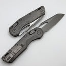 Microtech Marfione Select MSI RAM LOK Titanium Handles & Part Serrated Apocalyptic M390MK 210-11APMS1
