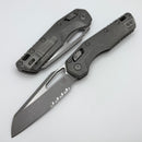 Microtech Marfione Select MSI RAM LOK Titanium Handles & Part Serrated Apocalyptic M390MK 210-11APMS1