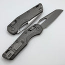 Microtech Marfione Select MSI RAM LOK Titanium Handles & Full Serrated Apocalyptic M390MK 210-12APMS1