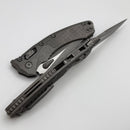 Microtech Marfione Select Amphibian RAM LOK Frag Titanium Handles & Apocalyptic M390MK 137RL-10APFRMS1
