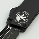 Microtech Scarab Executive w/ Black Handle & T/E Black ATS-34 (Consignment)