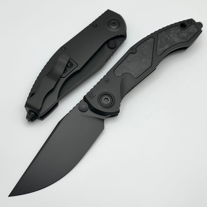 Custom Knife Factory & Anthony Marfione Sokosha DLC/Carbon Fiber w/ DLC M398