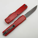 Microtech Ultratech ZBP S/E Apocalyptic M390MK w/ Red Handle 1121-10APRD
