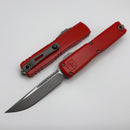 Microtech Ultratech ZBP S/E Apocalyptic M390MK w/ Red Handle 1121-10APRD