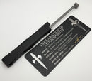 Marfione Custom Nemesis IV Black Handle w/ Blue Accents & D/E Compound Ground Cracked Ice