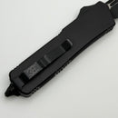 Microtech Scarab Executive w/ Black Handle & T/E Full Serrated Black 154-CM (Consignment)