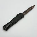 Marfione Custom Hera II Mini Double Slum Ground Baker Forge Core Coppermai Damascus D/E w/ Black Claw Burst Deep Engraved Handle