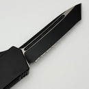 Microtech Scarab Executive w/ Black Handle & T/E Full Serrated Black 154-CM (Consignment)