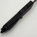 Microtech Scarab Executive w/ Black Handle & T/E Full Serrated Black 154-CM (Consignment)