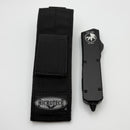Microtech Scarab Executive w/ Black Handle & T/E Full Serrated Black 154-CM (Consignment)