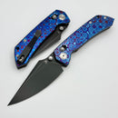 Kansept Knives Fenrir Crossbar Lock Timascus Handles w/ Blackwash S35VN K1034V6