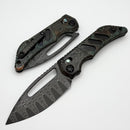 Heretic Custom Koschei Slotted Copper Chemtina Handles & Vegas Forge Reptilian Damascus