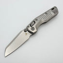 Pre-Owned Microtech Marfione Select MSI RAM LOK Mini Frag Titanium Handles w/ Bronze/Double Vapor Accents & Stonewash M390MK 210M-10FRMS2