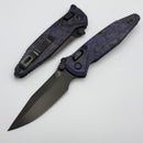 Marfione Select Microtech Socom Delta Ram-Lok Purple Haze Carbon Fiber Handles & DLC Spear Point M390MK NCB Exclusive 159RL-1DLCTSMS1