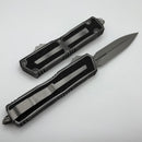 Microtech Scarab 2 Gen 3 D/E Apocalyptic Weathered Metal M390MK 1280-10APWME