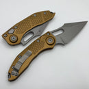 Microtech Borka Stitch Auto w/ Tan Handles & Apocalyptic M390 169-10APTA
