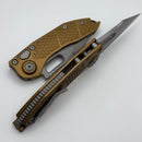 Microtech Borka Stitch Auto w/ Tan Handles & Apocalyptic M390 169-10APTA