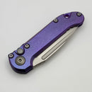 Pre-Owned Microtech Marfione Select LUDT Gen III Purple Haze Slab Side Titanium Handles w/ Purple Accents & Stonewash S/E 1135-10MS9