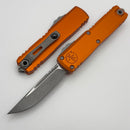 Microtech UTX-85 Gen IV w/ Orange Handle & Apocalyptic S/E M390MK 12314-10APOR