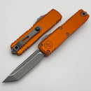 Microtech UTX-85 Gen IV w/ Orange Handle & Apocalyptic T/E M390MK 12334-10APOR