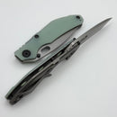North Mountain Blade BBNM Jade G-10 & Titanium Handles w/ Tanto 14c28n