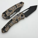Heretic Knives Mini Pariah Manual Button Lock Duck Camo Handles w/ Black T/E MagnaCut H053-DC