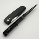 Pro-Tech Vero Designs Synapse 2 Auto Green Aluminum Handle w/ Black Lip Pearl Button & Two Tone DLC MagnaMax BSW26.VERO.1