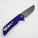 Pro-Tech Mordax Purple Nexus Handles w/ White Pearl Button & Stonewash MagnaCut