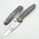 Pro-Tech Avalon Peace Neighbor Knurled 17-4 Steel Handle w/ Black Lip Pearl Button & Mike Irie Compound Polished 154CM