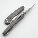 Pro-Tech Avalon Peace Neighbor Knurled 17-4 Steel Handle w/ Black Lip Pearl Button & Mike Irie Compound Polished 154CM