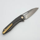 Munroe Metalworks Draugr Custom Checked Titanium Handle & S90V