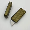 Rivery Manufacturing Zero OD Green Frag Pattern Aluminum w/ Changeable Razor Blade