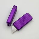 Rivery Manufacturing Zero Purple Frag Pattern Aluminum w/ Changeable Razor Blade