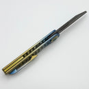 Hypercut Cretin Titanium Handles w/ Black Timascus Pivot Collars & S45VN