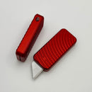 Rivery Manufacturing Zero CadLab Red Original Pattern Aluminum w/ Changeable Razor Blade