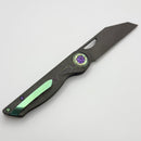 Hypercut Cretin Camo Carbon Handles w/ Black Timascus Pivot Collars & S45VN