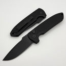 Pro-Tech Les George Rockeye Operator Carbide Black Handle w/ Tritium Button & DLC MagnaCut LG3106-OP