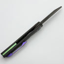 Hypercut Cretin Camo Carbon Handles w/ Black Timascus Pivot Collars & S45VN
