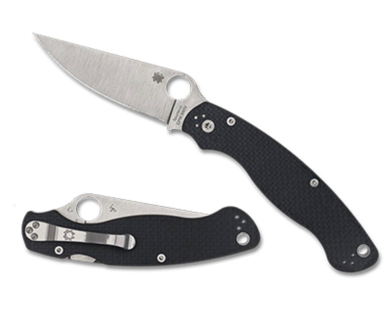 Spyderco Knives Military 2 Sprint Run w/ Carbon Fiber & CPM-S90V C36CFP2