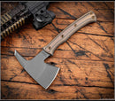 RMJ Tactical Pathfinder Tomahawk w/ Hyena Brown G-10 Handles & Tungsten Gray 80CRV2